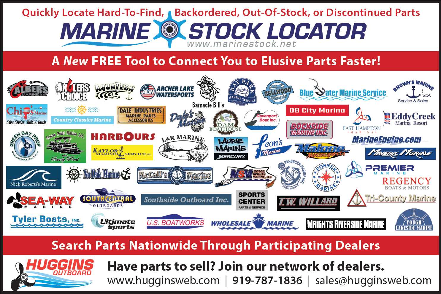 Ad for the MSL with 50 companies